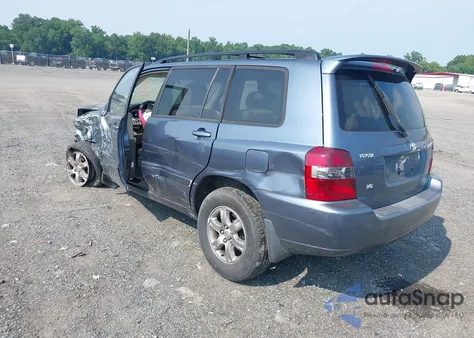 2007 Toyota Highlander V6 z USA, uszkodzony, nr VIN JTEGP21A870145905